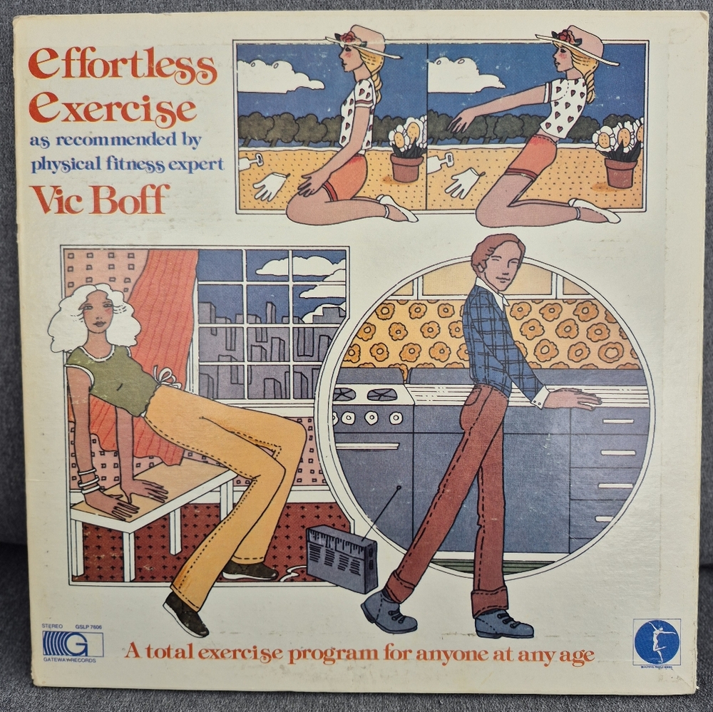 Vintage Effortless Exercise Program Vinyl Record